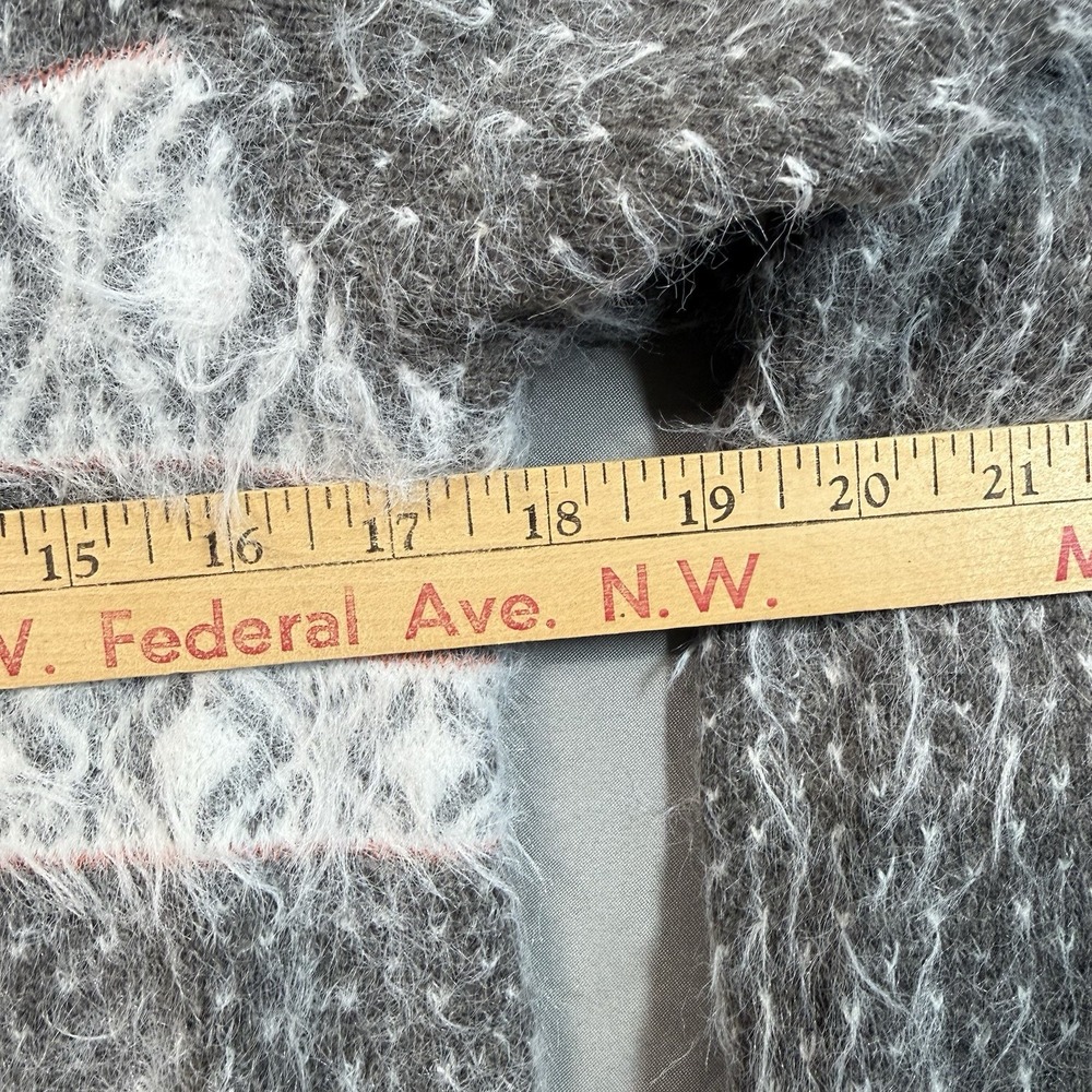 Sleeping On Snow Anthropologie Gray White Wool Blend Sweater‎ Women Medium Shirt - Picture 10 of 10